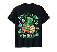 Its to Read Patrick Day Book Lucky Reading Teacher Men Women T-Shirt