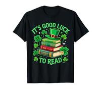 Its to Read Patrick Day Book Lucky Reading Teacher Men Women T-Shirt