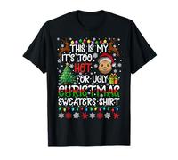 It's Too Hot for Ugly Christmas Sweaters Quokka Animal T-Shirt