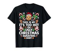 It's Too Hot for Ugly Christmas Sweaters Quokka Animal T-Shirt