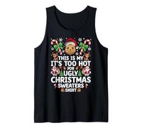 It's Too Hot for Ugly Christmas Sweaters Quokka Animal Tank Top