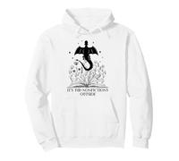 It's Too Nonfictiony Outside Book Dragon Reading Fantasy Era Pullover Hoodie