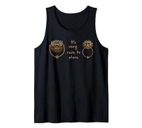 It's Very Rude To Stare Labyrinth Door Knocker Tank Top
