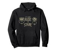 It's Very Rude To Stare Maze Door Knocker Pullover Hoodie