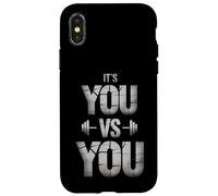 It's Vs You - Motivational Gym Workout Weightlifting Case for iPhone X/XS