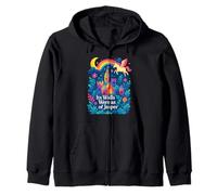Its Walls Were as of Jasper Kenneth Grahame Magic Story Zip Hoodie
