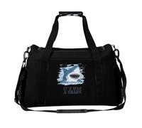 It's was A Shark Large Capacity Travel Duffel Bag Sport Weekender Overnight Backpack Lightweight Luggage Bags