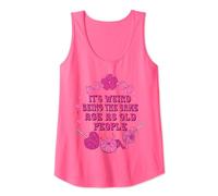 It's Weird Being The Same Age As Old People Funny Crochet Tank Top