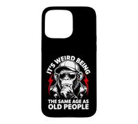 It's Weird Being the Same Age as Old People Gorilla Humor Case for iPhone 15 Pro Max