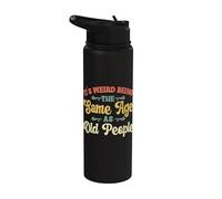 It's Weird Being the Same Age as Old People Vintage Retired Stainless Steel Insulated Water Bottle