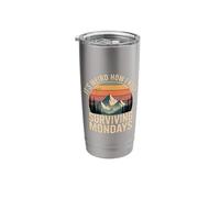 It's Weird How I Keep Surviving Mondays Mood Employee |- Stainless Steel Insulated Tumbler