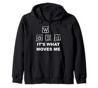It's What Moves Me Zip Hoodie