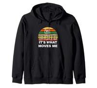 It's What Moves Me Zip Hoodie