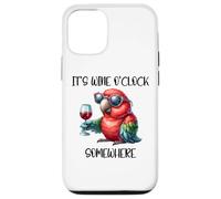 It's Wine O Clock Drinking Parrot Its 5 O'Clock Somewhere Case for iPhone 12/12 Pro