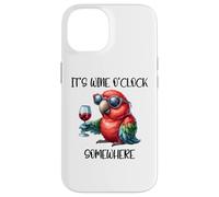 It's Wine O Clock Drinking Parrot Its 5 O'Clock Somewhere Case for iPhone 14