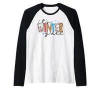 It's Winter Ya'll Cold Outside Winter Snowing Season Lover Raglan Baseball Tee