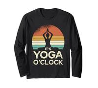 It's Yoga O'Clock Funny Meditation Meditate Quote Long Sleeve T-Shirt
