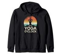 It's Yoga O'Clock Funny Meditation Meditate Quote Zip Hoodie