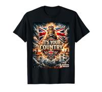 It's Your Country - Restore Britain and British Royal Lion T-Shirt