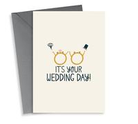 It's your Wedding day - cute rings card