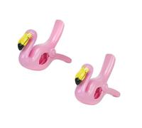 ITSA Towel Clip | Versatile and Durable Sun-Bed Towel Clips | Keep Towels Secure on Beach, Lawn Chair, or Cruise Ship Deck | Perfect Holiday Accessory (Flamingos)