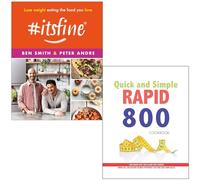 #ItsFine Lose weight eating the food you love By Ben Smith, Peter Andre & Quick and Simple RAPID 800 Cookbook By Iota 2 Books Collection Set