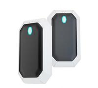 ITSHINY 2 Pack Rechargeable Electric Pocket Hand Warmer - Portable Heated Warmer for Outdoors, Raynauds, Camping, Hiking, Gifts