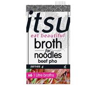 itsu Beef Pho Broth For Noodles 1L | Ready-to-Use | Asian-Inspired | Pack of 6