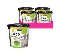 itsu big chilli miso instant noodles & broth pot 98g | Instant Noodles Snack Multipack | Quick-to-Make Snack | Gluten free | Vegan | Pack of 4