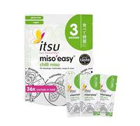 itsu Chilli Miso'Easy Soup | Instant Miso Paste | 750g (Pack of 36 x 20g Soup Sachets) | Traditional Japanese Chilli Miso Paste | Gluten-Free, Vegan