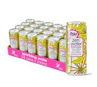 itsu Lemon + Yuzu Zen Water | Naturally Flavoured Sparkling Water 330ml (Pack of 24) | Zero Calories, Zero Sugar| 24 x 330ml Pack