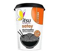 Itsu Satay Noodle Cup - 64g x 6 (12 Pack Bundle)