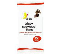 Itsu Seaweed Thins Sweet Soy & Sea Salt 5g - Pack of 6