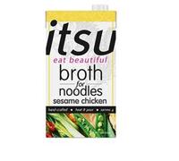 itsu Sesame Chicken Broth For Noodles 1L | Ready-to-Use | Asian-Inspired | Pack of 6