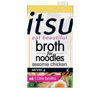 itsu Sesame Chicken Broth For Noodles 1L | Ready-to-Use | Asian-Inspired | Pack of 6