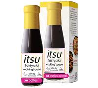 itsu Teriyaki Cooking Sauce 200ml | Asian-Inspired | Sweet Soy Sauce | Vegan | Pack of 6