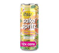 itsu Tokyo Citrus Sake Spritz 250ml | Sparkling Japanese Cocktail | Ready to Drink | Pack of 12