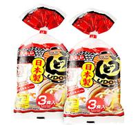 Itsuki Yude Udon Noodle With Soup Sachet 627g x2 Packs (6 Servings)