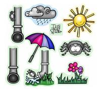 Itsy Bitsy Spider Felt Figures for Flannel/Felt Board Story 9 Precut Pieces and Activity Pages Incy Wincy