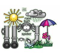 Itsy Bitsy Spider Felt Story Flannel Board Activity Pages Incy Wincy