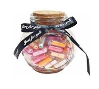 ItsyFox Capsule Letters Message in a Bottle, 101PCS Message Pills with Wishing Bottle for Love Friendship, Love Letter Gifts for Boys Girls Friends Family Birthday Christmas Anniversary Valentine Day