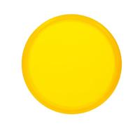 ITSYHPRO 100pcs Discbound Notebook Discs DIY Planner Accessories 0.7inch(18mm) Mini Size fits for Tul,Levenger,Arc,Happy Planner,Talia(Transparent Yellow,0.7inch/18mm)