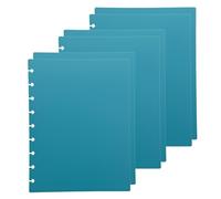 ITSYHPRO 3 Set Medium Disc Planner Cover Discbound Notebook Covers Candy Colors Compatible with Levenger Circa Arc TUL Eagle and Happy Planner(Blue,Medium)