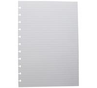 ITSYHPRO A4 Notebook Planner Discbound Refill 11 Mushroom Hole Discs Discbound Paper Planner 60 Sheets(Lined Paper)