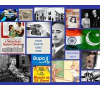 It'sYourPuzzle Personalised Photo Jigsaw Puzzle - 1947 Nostalgia Year Puzzle, 80th Birthday Gift - Custom Photo Present, Born in 1947 Keepsake - 1000 Piece Memory Lane Puzzle for Adults