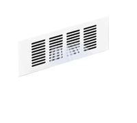 ITTRUH Air vent covers for walls,Cabinet Door Panel Vent Grill, Decorative Air Supply Wall Vent Cover, Air Ventilation System(WxL 1.34x12.6 in (3.4x32 cm))