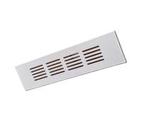 ITTRUH Air vent covers for walls,Rectangle Cabinet Air Vent Aluminum Louvered Ventilation Grille Breathable Mesh for Wardrobe Shoe Cabinet Cupboard Bookcases(88x420 mm (3 4/9x16 5/9 in))