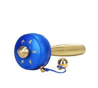 ITTRUH Buddhist Handheld Prayer Wheel,Copper Handmade Tibetan Blue