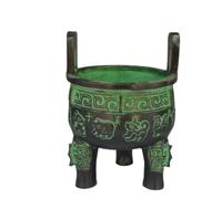 ITTRUH Chinese copper incense burner,Statues And Figurines Statue Ornament Stove Zodiac Ding Home Furnishing Buddha Home Office Decoration Censer Ash Catcher for Hotel Tea House Use