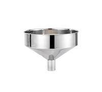 ITTRUH Stainless Steel Large Funnel Kitchen with Removable Filter 20 cm Multifunctional Metal for Liquid Powder Oils Jam(20/3.2cm)
